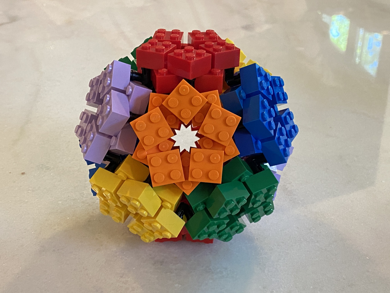 Lego dodecahedron