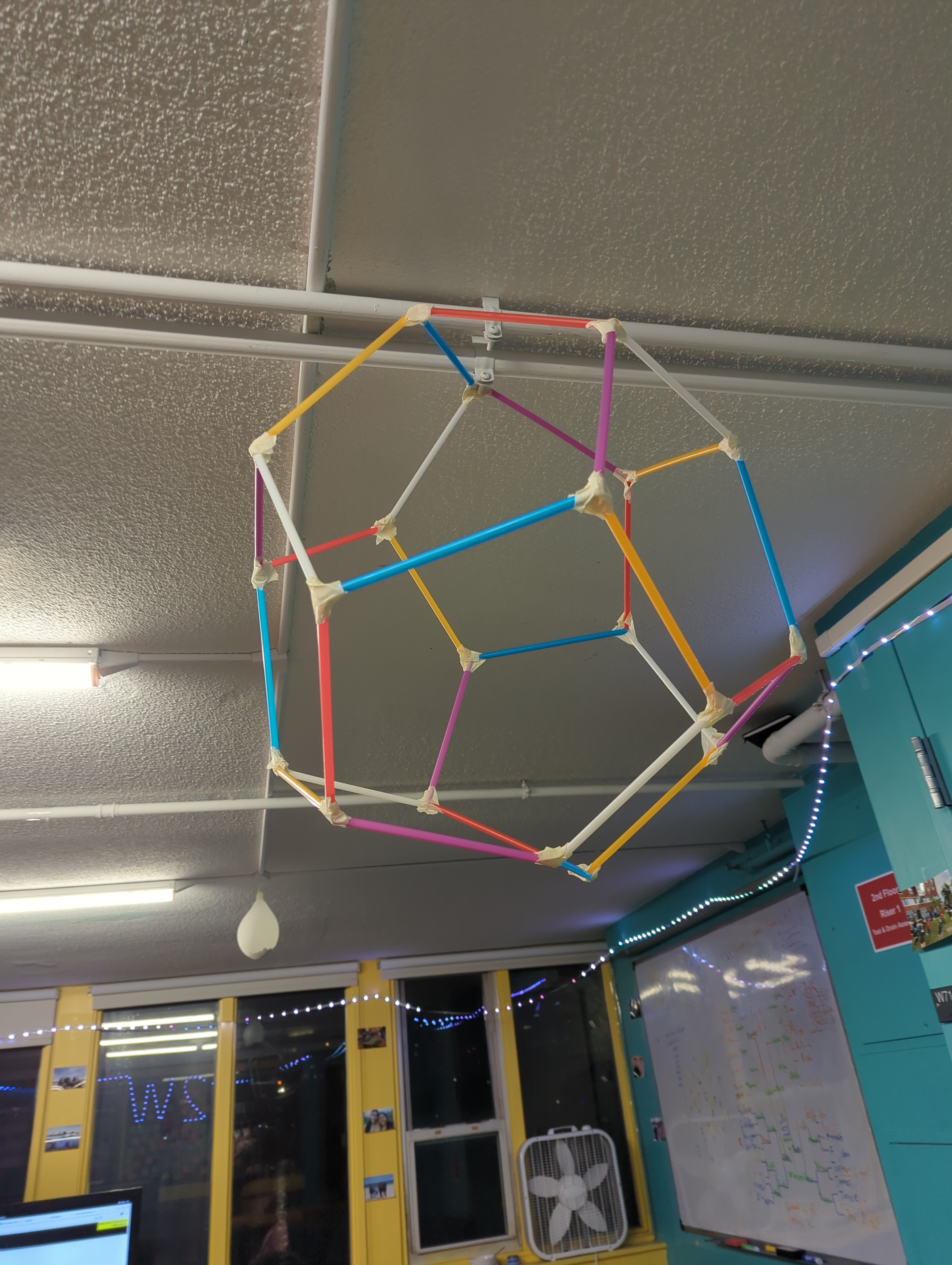 Straw dodecahedron